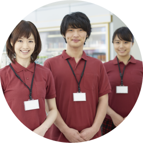 Store staff receiving training