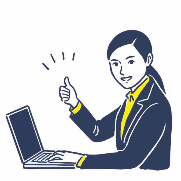 階層分けされた管理者アカウントのイラスト